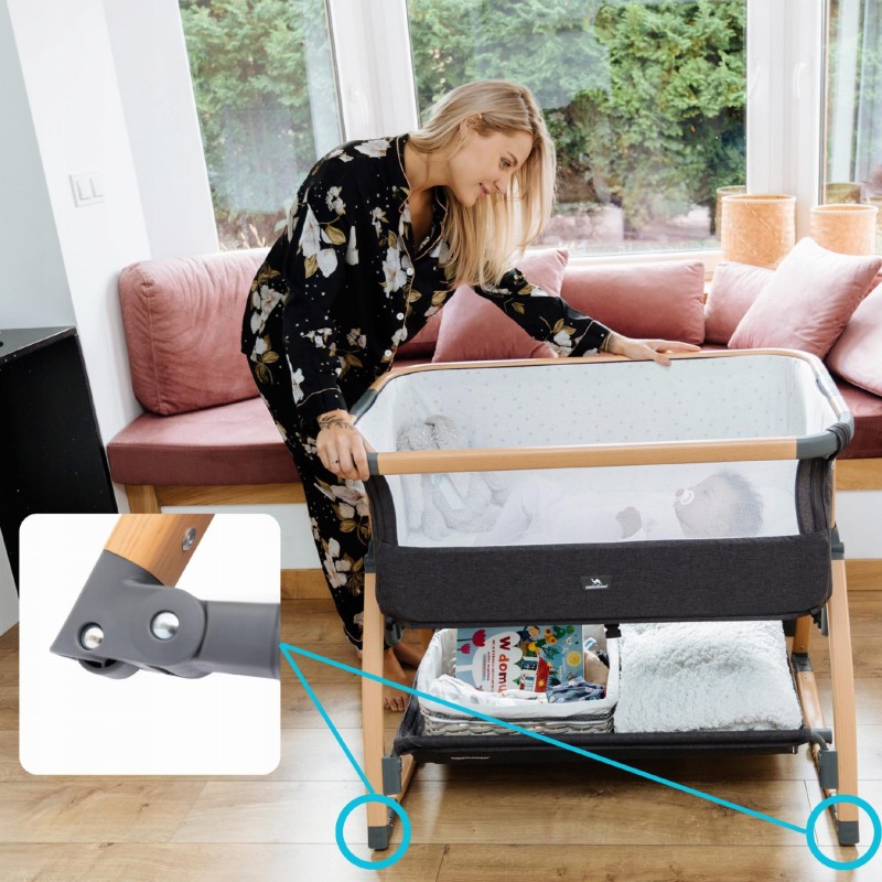 Łóżeczko Dromader z funkcją dostawki – komfort i bezpieczeństwo od pierwszych dni