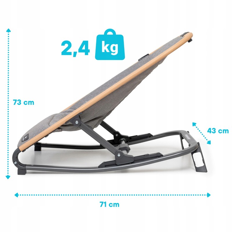 Wymiary i regulacja bujaczka – kompaktowy i dopasowany do dziecka